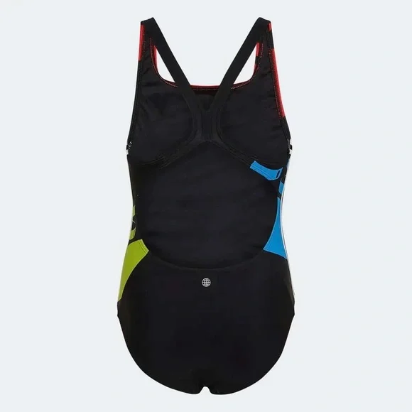 Adidas x Lego EXCLUSIVE Girl's One Piece Swimsuit - Picture 2 of 6